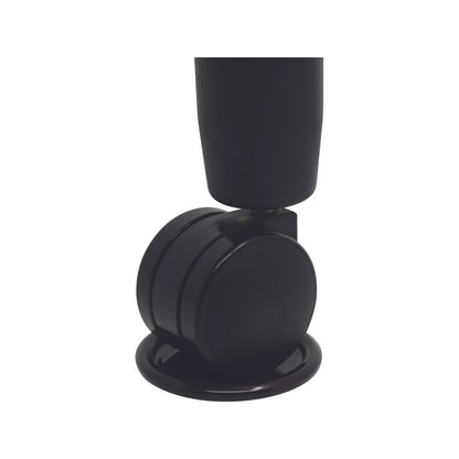 Surface Gard 51mm Brown Round Carpet Base Castor Cups, Steel & Felt, 4 Pcs