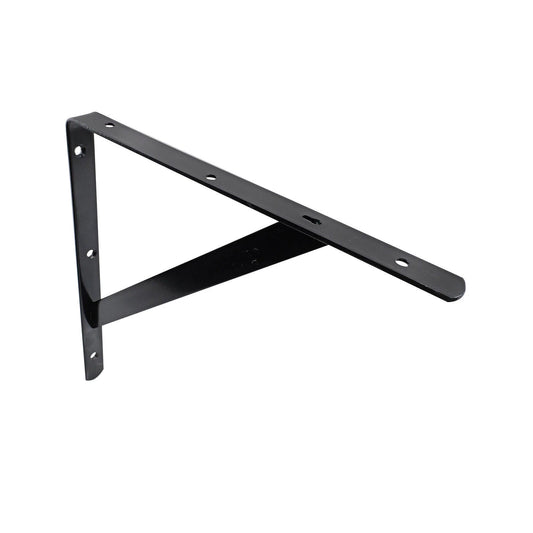 Carinya Black Heavy Duty Bracket 300x300mm, 125kg Load, Powder Coated Steel