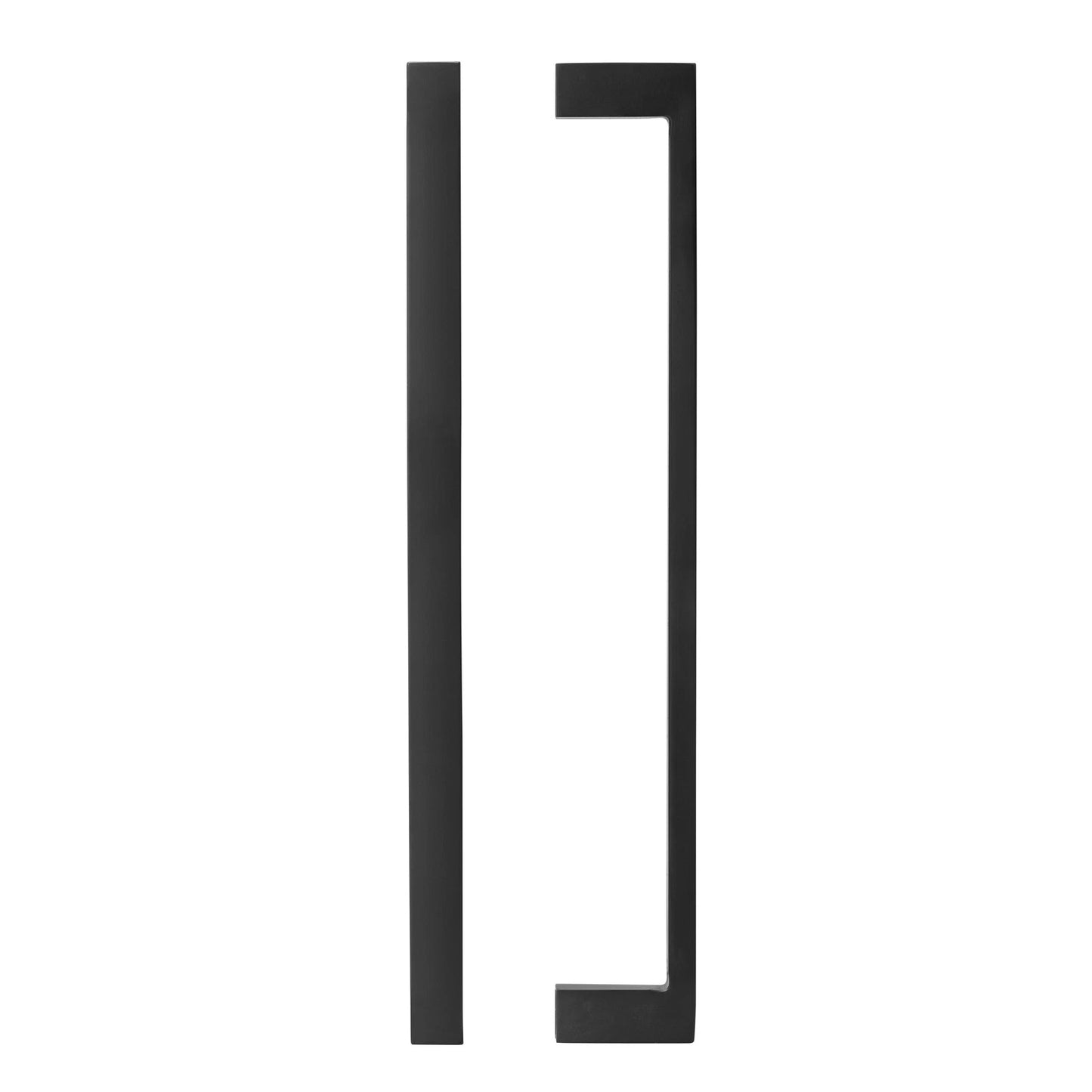 Lemaar Black DDA Compliant Door Pull 450mm x 25mm, 316 Stainless Steel, Electroplated Finish