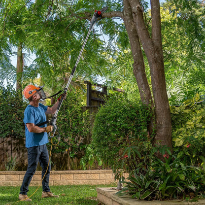 Ozito 750W Electric Pole Pruner, 200mm Bar, Telescopic, Automatic Oiling