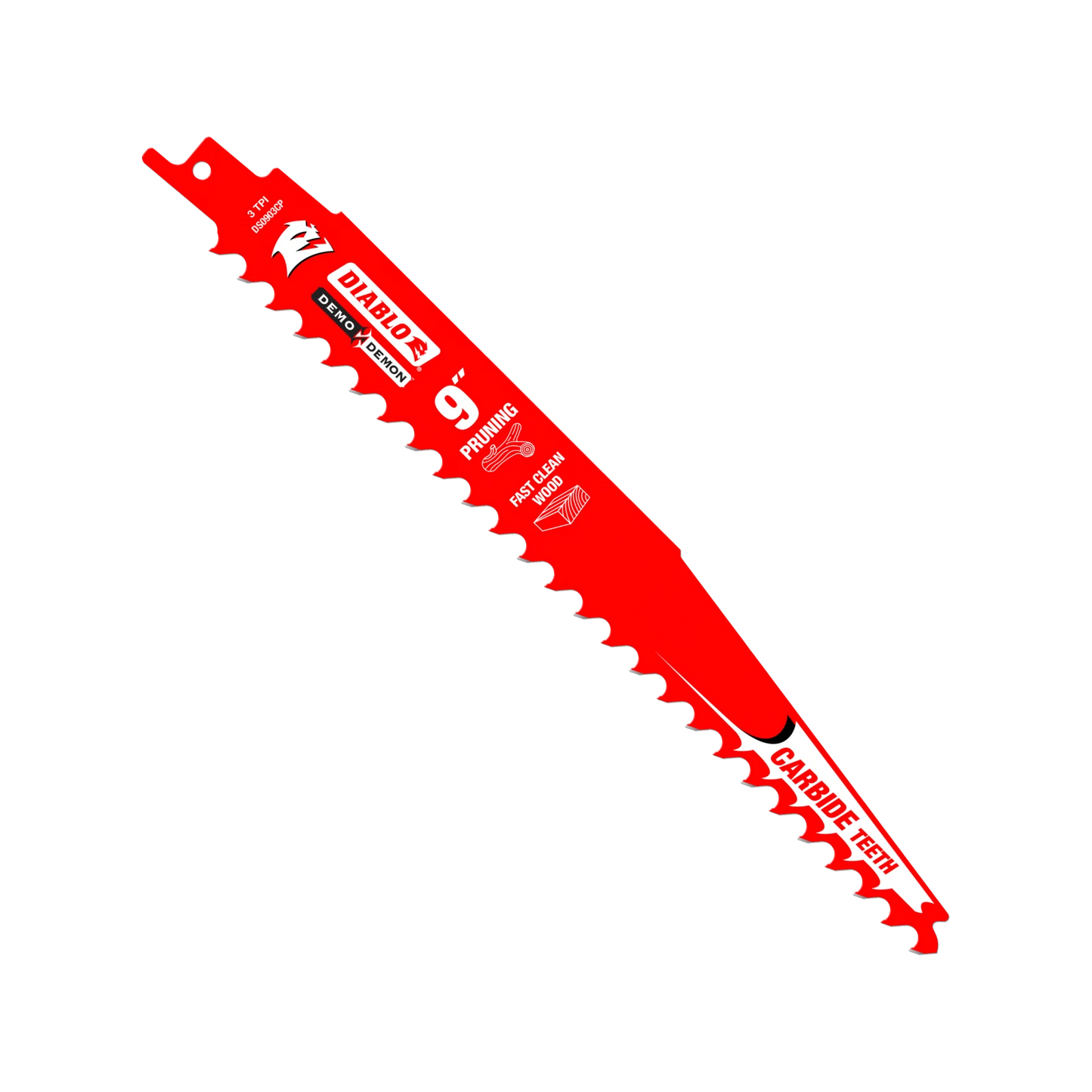 Diablo 9" Carbide Pruning & Clean Wood Reciprocating Saw Blade, Long-Lasting, Non-Stick Coating