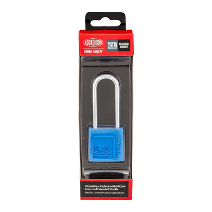 Lockwood 30mm Alloy Silicon Padlock, Weather-Resistant, Double Locking Shackle