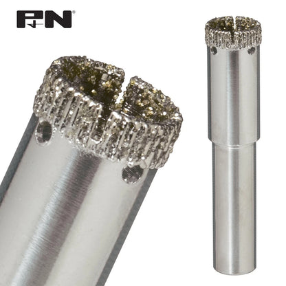 P&N 6mm Diamond Core Drill Bit for Wet Drilling, Precise Cuts in Porcelain & Ceramics