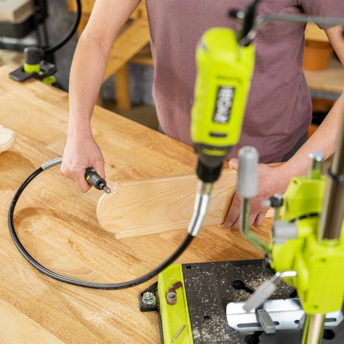 Ryobi 120-Piece Rotary Tool Set for Polishing, Sanding, Grinding & Cutting