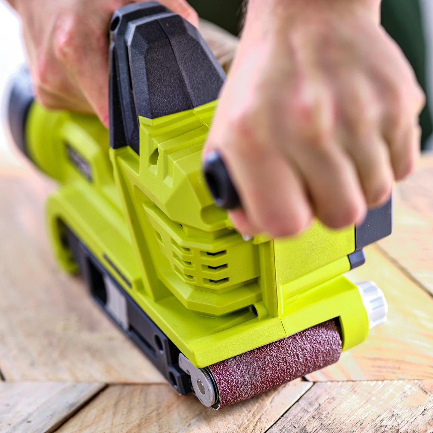 Ryobi 5-Piece Belt Sanding Set, 75mm x 533mm, Anti-Clog, 40/80 Grit Belts