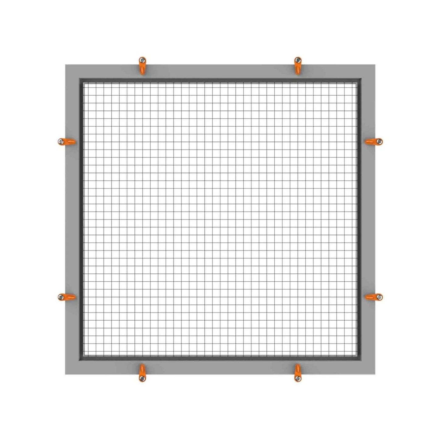 Rolltrak 9mm Black Flyscreen Clip Offset - UV Stabilised Plastic, 20 Pack