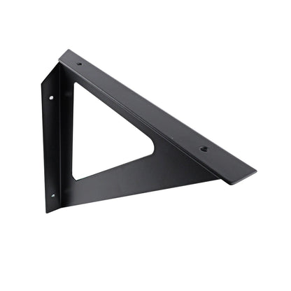 Carinya Black Triangle Stayed Bracket 240x240mm, 100kg Load, Indoor/Outdoor Use