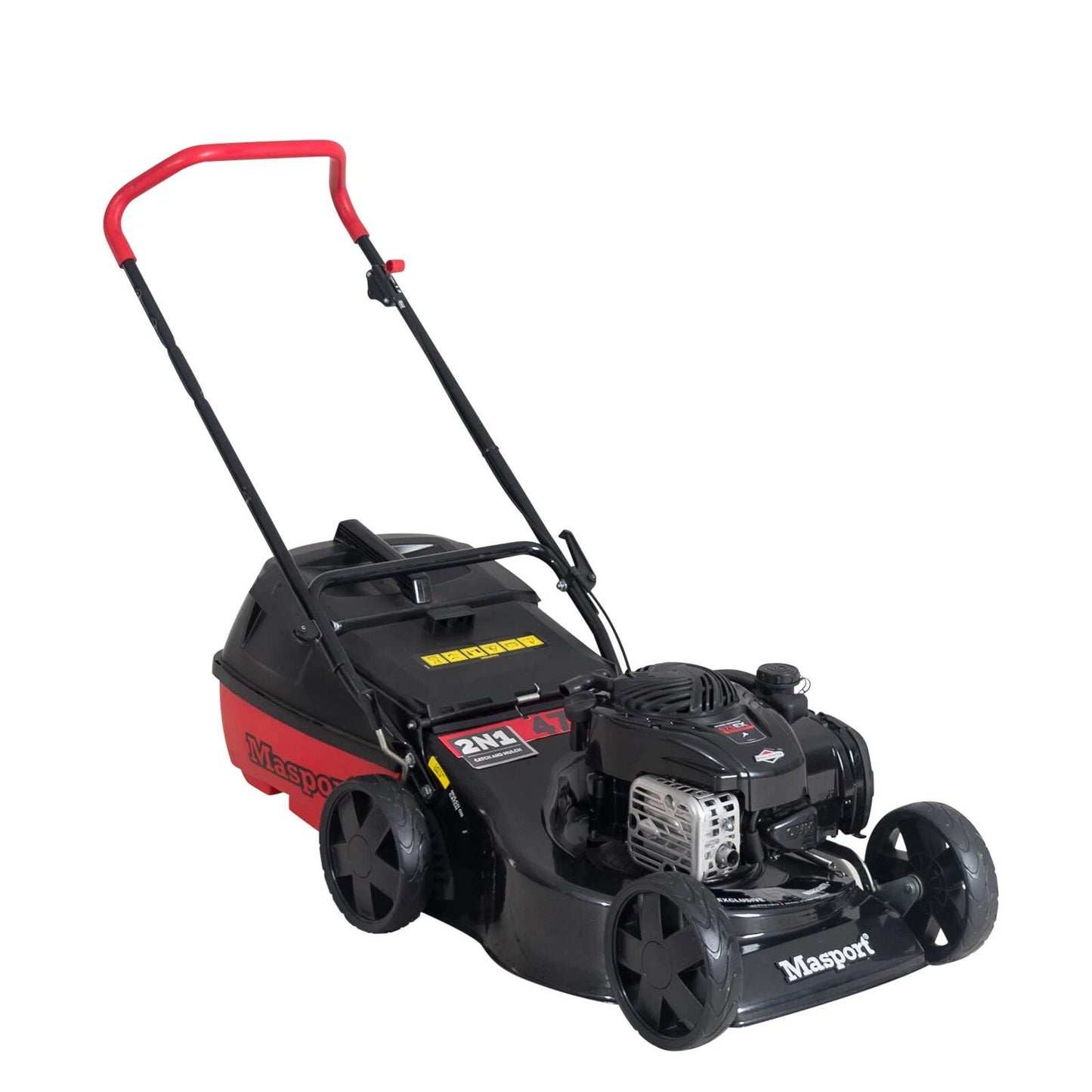 Masport 470 2in1 Petrol Lawnmower, 140cc Engine, Cut/Catch/Mulch, Steel Chassis