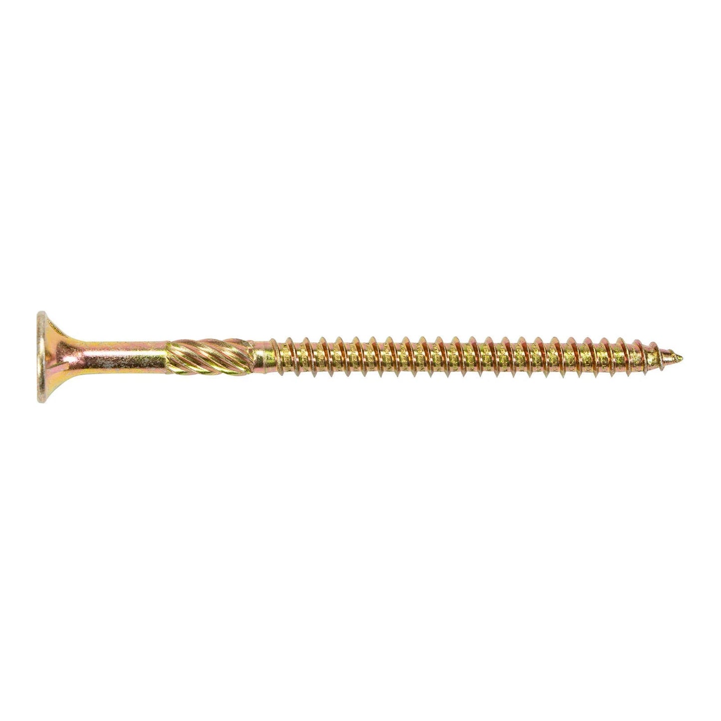 Titan 14g x 100mm Zinc Gold Bugle Batten Screw - 25 Pack, Corrosion Resistant