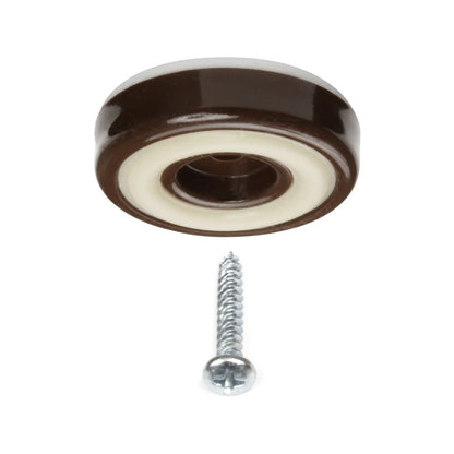 Slipstick 25mm Chocolate Sliders Floor Protection Feet, 8 Pack, for Chairs, 5-Year Warranty