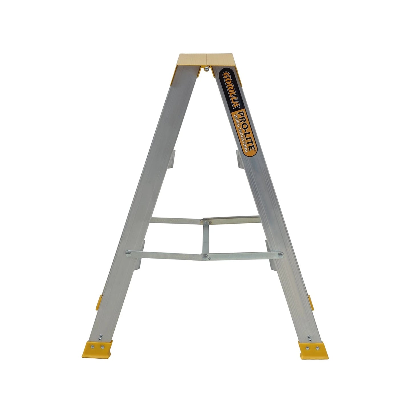 Gorilla 150kg Pro-Lite 3 Step Double Sided Aluminium Ladder, Lightweight & Durable