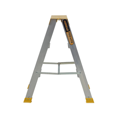 Gorilla 150kg Pro-Lite 3 Step Double Sided Aluminium Ladder, Lightweight & Durable