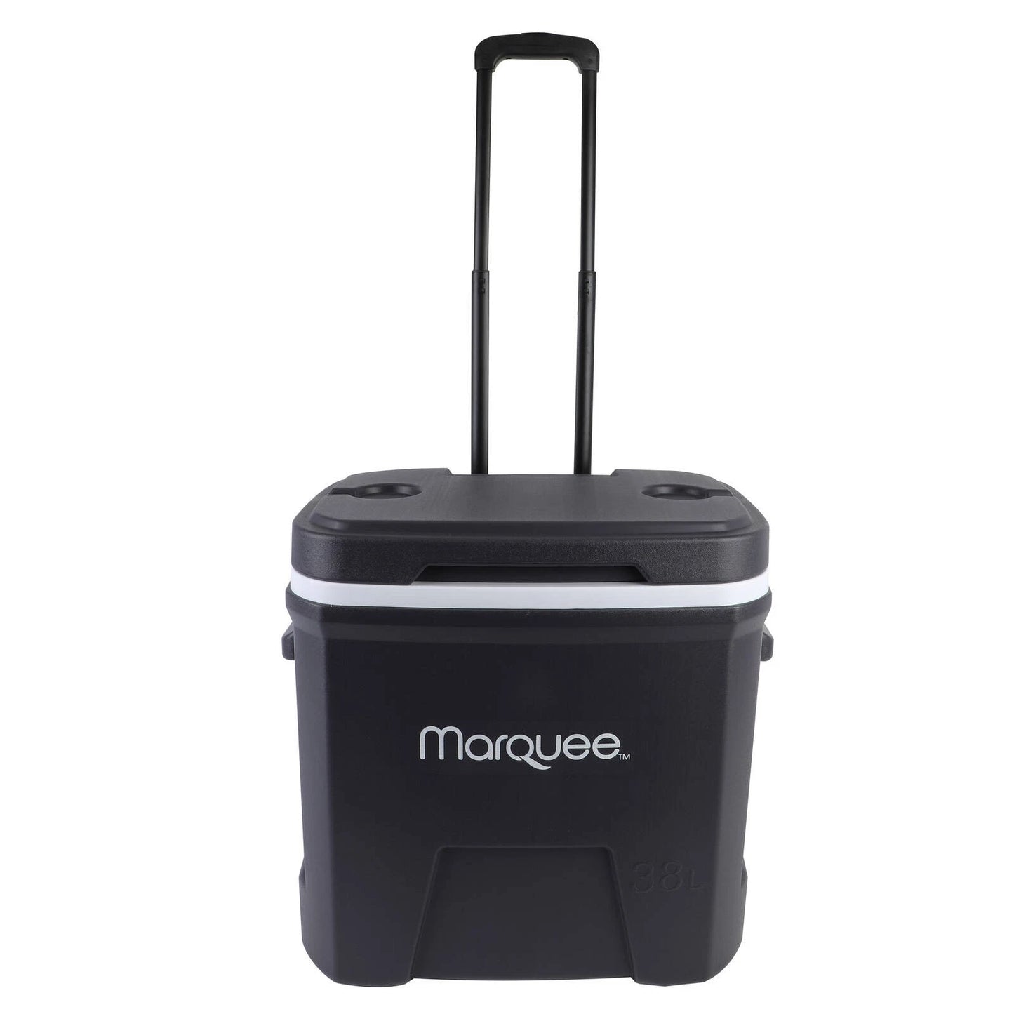 Marquee 38L Wheeled Insulated Cooler with Telescopic Handle & Cup Holders