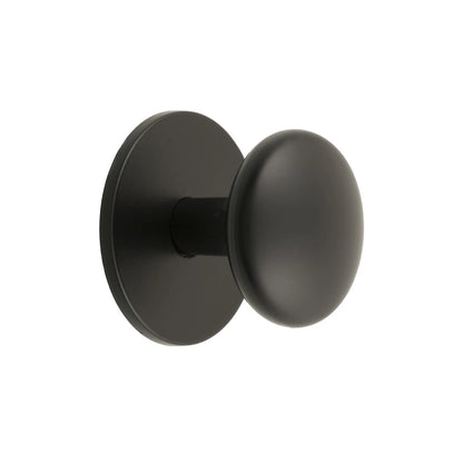 Prestige 26mm Black Flat Knob 6 Pack - Matte Black Zinc Alloy, Easy Install