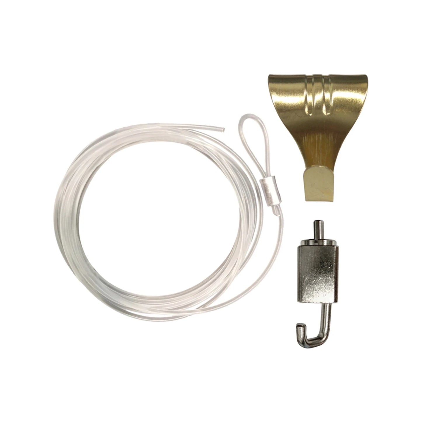 Gallery@Home 8kg Brass Hook Kit - Easy Install, Adjustable, Reusable Hanging Solution