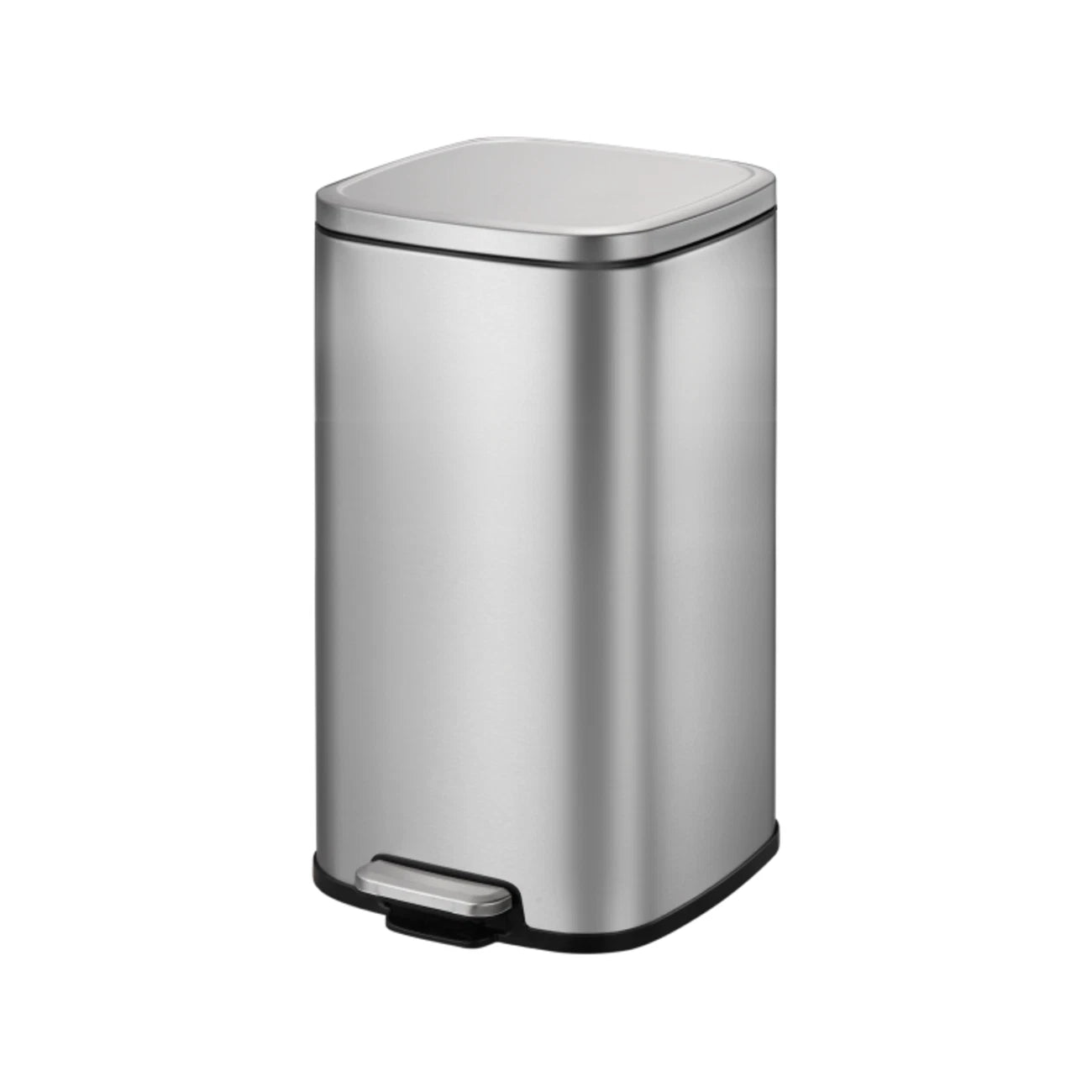 Eko 20L Stainless Steel Pedal Bin with Lid and Foot Pedal for Hygienic Waste Disposal