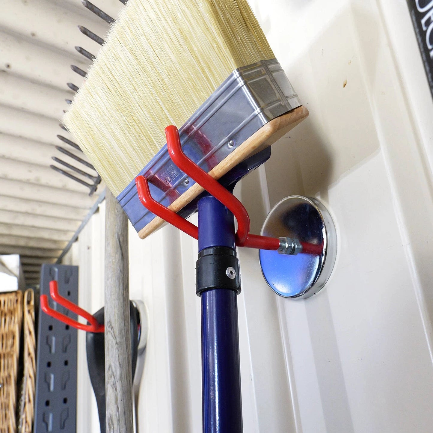 Everhang 50mm Chrome Round Base Magnet, Powerful Hold, Durable, Silver