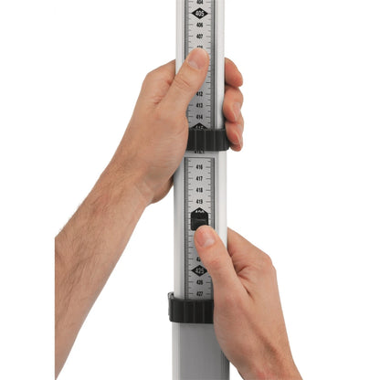 Bosch Professional 5m Laser Levelling Rod, Aluminium, Extendable, Waterproof, with Carrying Bag