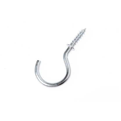 Everhang 10mm Zinc Plated Cup Hooks, 25 Pack - Secure, Easy Install, Indoor/Outdoor Use