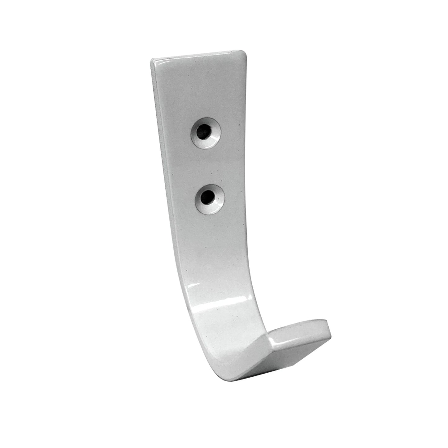 Adoored White Nuvo Coat Hook - Aluminium, Powder Coated, Stylish & Durable