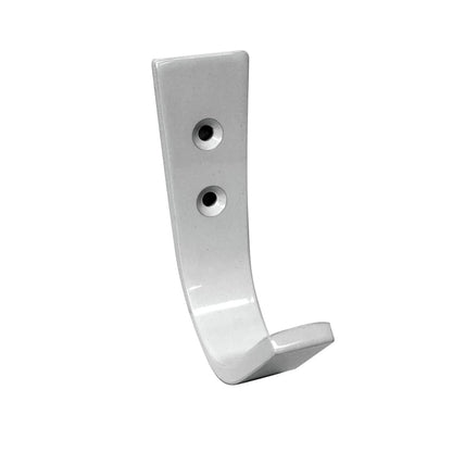 Adoored White Nuvo Coat Hook - Aluminium, Powder Coated, Stylish & Durable