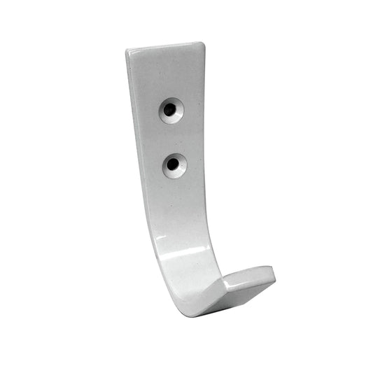 Adoored White Nuvo Coat Hook - Aluminium, Powder Coated, Stylish & Durable