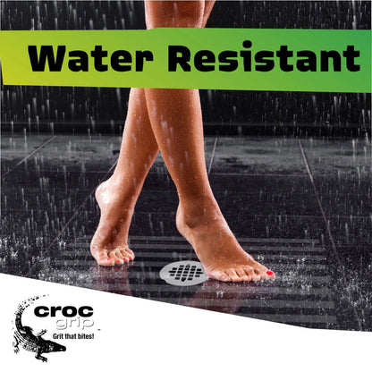 Croc Grip Clear Bathroom Tread Tape 5m x 25mm, Slip-Resistant, Water-Resistant, Vinyl