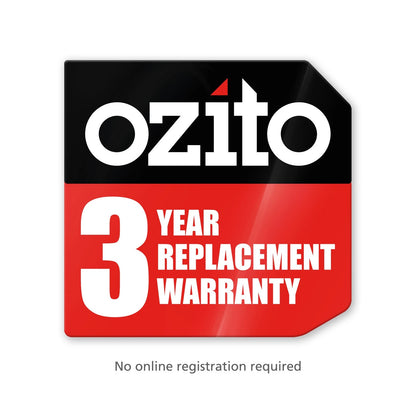 Ozito 150W 150mm Bench Grinder with Induction Motor & Adjustable Eye Shields