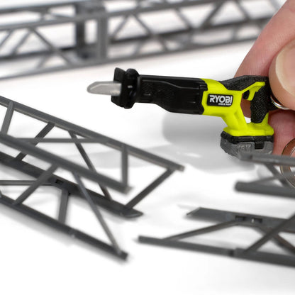 Ryobi MINI Recip Saw Keyring - Eco-Friendly Collectible Tool Replica