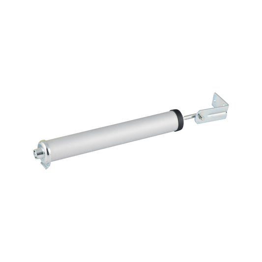 Lane Silver Pneumatic Door Closer - Easy Install, Modern Design, Zinc Alloy, All Fixings Included