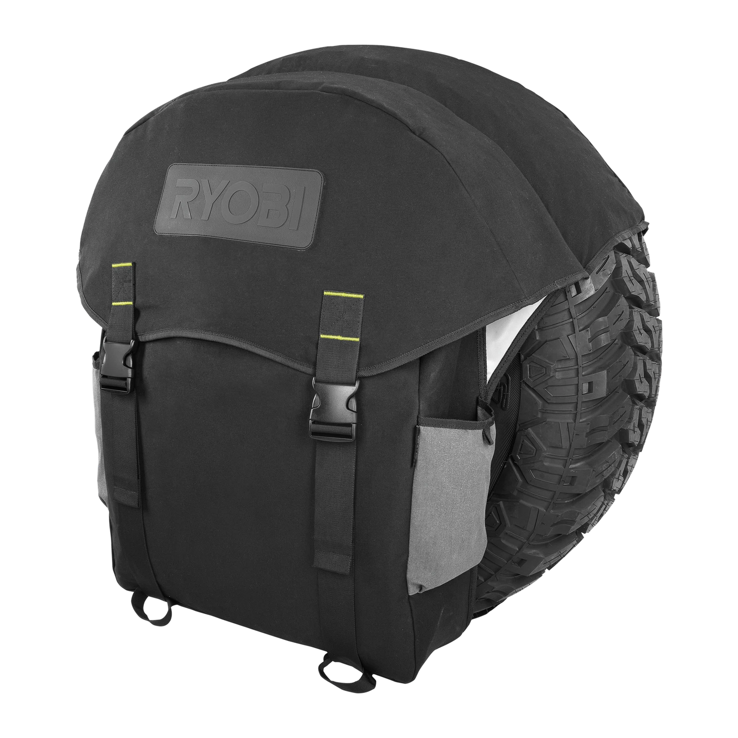Ryobi Traxx Canvas Wheel Bag, Fits 31"-35" Tyres, Durable 250gsm Canvas, Ample Storage