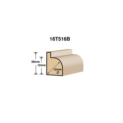 Ultra 6.4 x 12mm Tungsten Carbide Round Router Bit – Precision & Durability