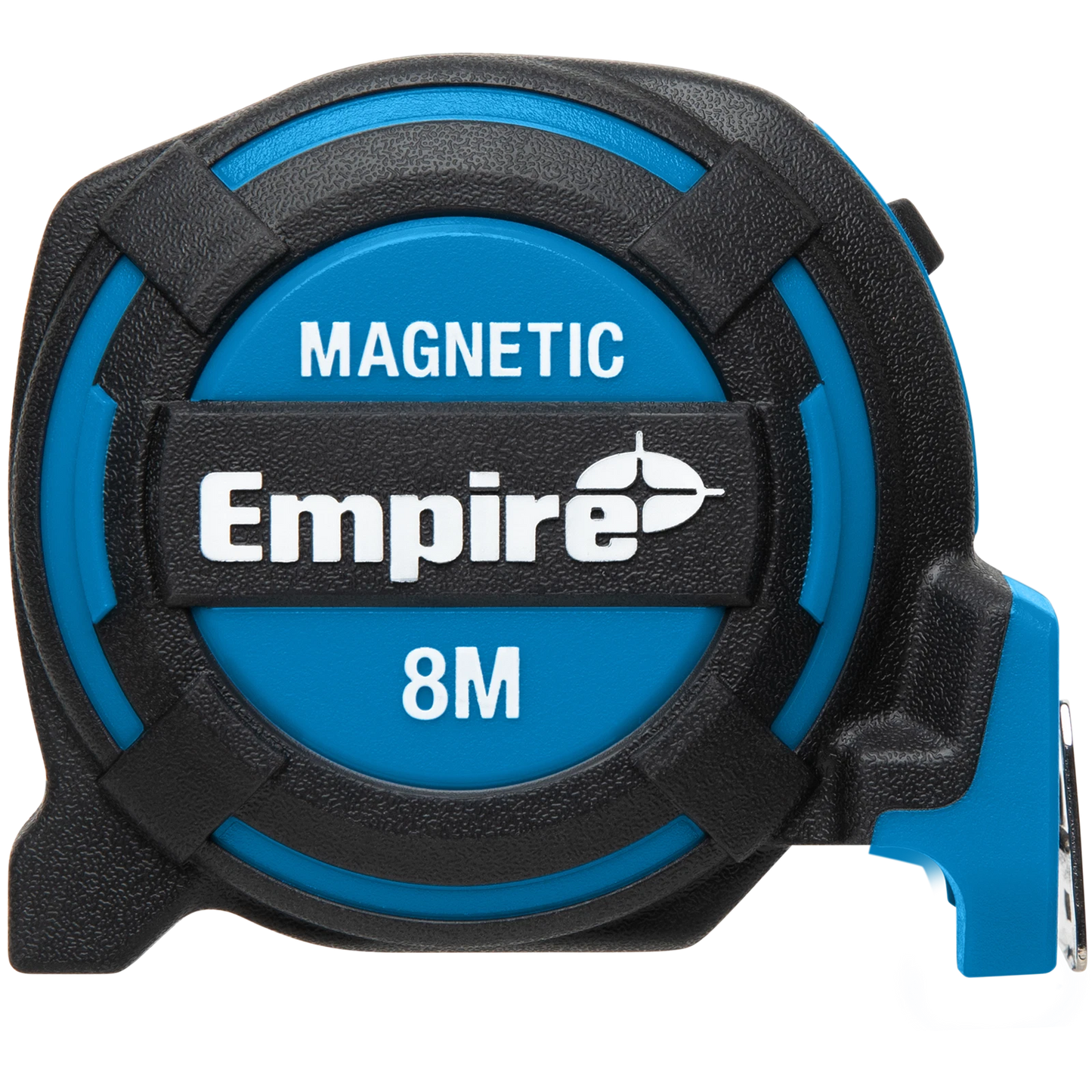 Empire 8m Magnetic Tape Measure with Ergonomic Grip & Double-Sided Easy-Read Blade