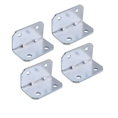 Carinya Zinc Plated Reinforcing Angle Bracket 44.5x27x27x2mm - 4 Pack, Indoor/Outdoor Use