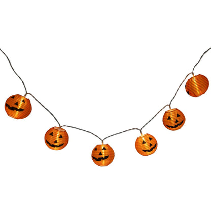 Arlec Warm White 20 LED Pumpkin String Light, Battery Powered, Indoor Use, 3m Length