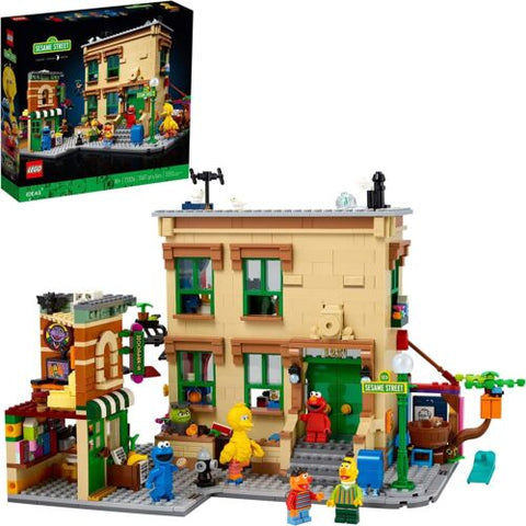 LEGO 123 Sesame Street 21324 Ernie Bert Elmo Cookie Monster Big Bird Oscar - Auzzistore