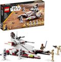 LEGO 75342 Star Wars Republic Fighter Tank Set Purple 187th Legion Clone