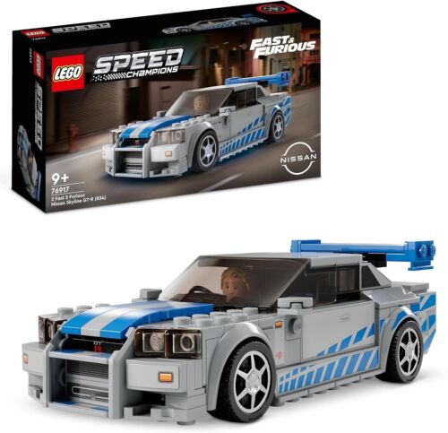 LEGO 76917 Speed Champions Nissan Skyline GT-R R34 2 Fast 2 Furious