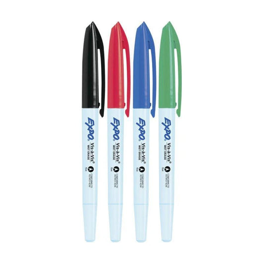 EXPO White Board Marker Wet Erase Pack of 4 Box of 6
