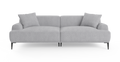 Brosa Seta 4 Seater Sofa B Gainsboro Grey