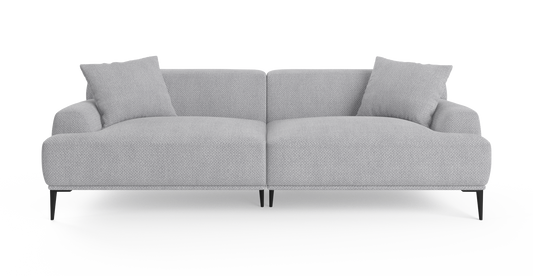 Brosa Seta 4 Seater Sofa (Gainsboro Grey)