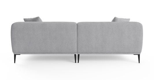 Brosa Seta 4 Seater Sofa (Gainsboro Grey)