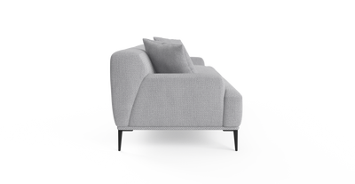 Brosa Seta 4 Seater Sofa B Gainsboro Grey