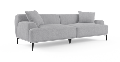 Brosa Seta 4 Seater Sofa B Gainsboro Grey