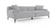 Brosa Seta 4 Seater Sofa (Gainsboro Grey)