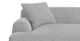 Brosa Seta 4 Seater Sofa (Gainsboro Grey)