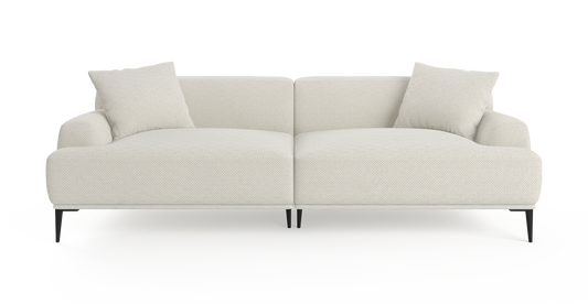 Brosa Seta 4 Seater Sofa (Seashell White) - Auzzistore