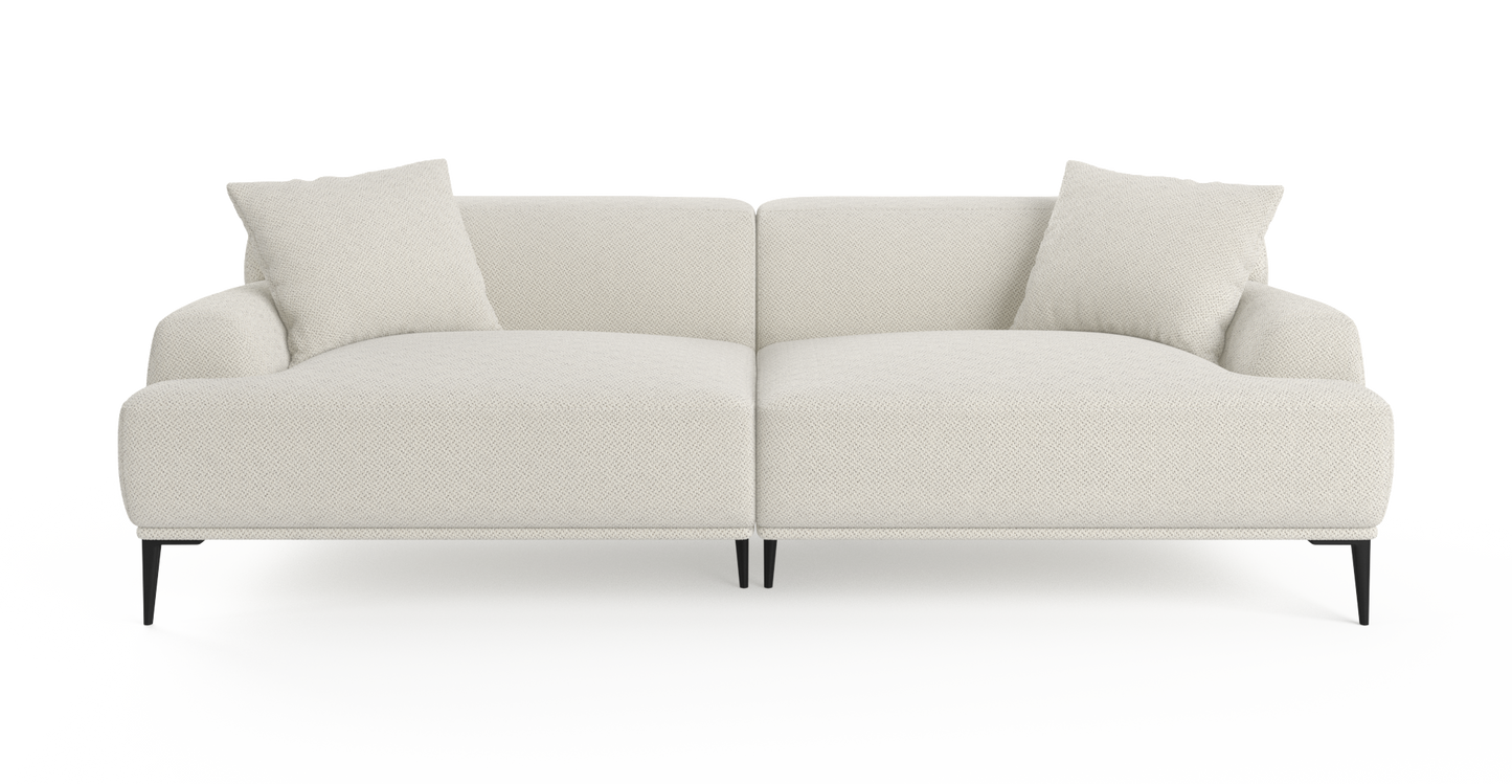 Brosa Seta 4 Seater Sofa (Seashell White)