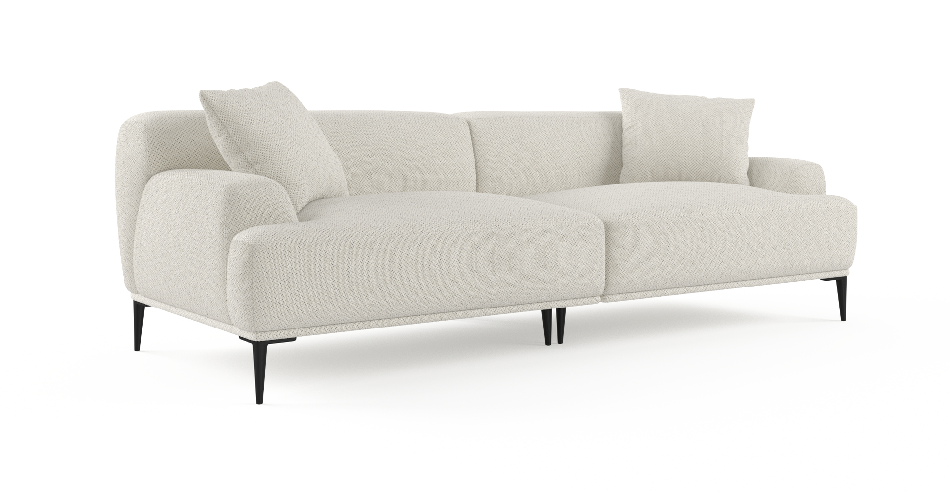 Brosa Seta 4 Seater Sofa (Seashell White)