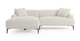 Brosa Seta 4 Seater Sofa with Chaise (Seashell White, Left Chaise)